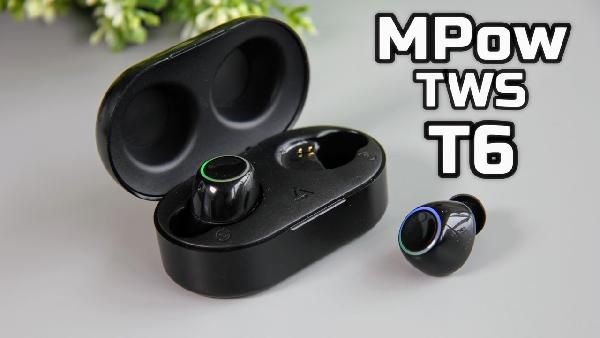 Mpow T6 - TWS Bluetooth 5.0 InEar Kopfhörer mit Touch-Control für 29,99€ (statt 40€) Mpow T6 TWS Bluetooth 5.0 InEar Kopfhörer mit Touch Control für 29,99€ (statt 40€)