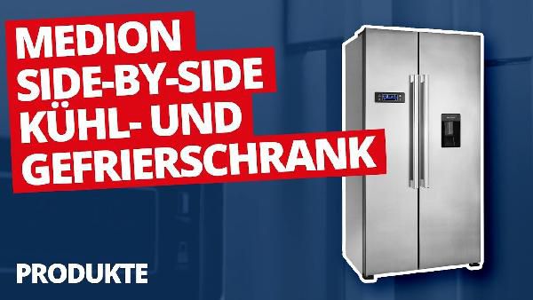 MEDION MD 37250 Side by Side Kühl-Gefrierkombination 514L mit Wasserspender für 579€ (statt 750€) MEDION MD 37250 Side by Side Kühl Gefrierkombination 514L mit Wasserspender für 579€ (statt 750€)