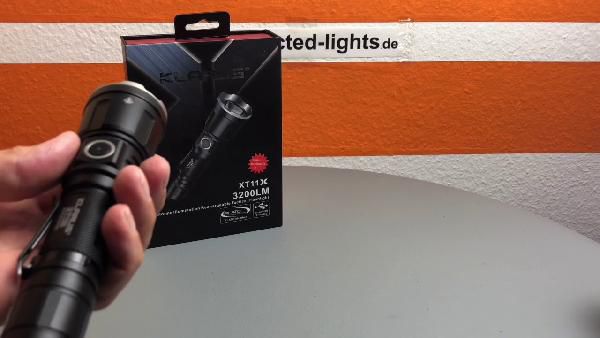 Klarus XT11X - LED Taschenlampe mit 3200lm für 53,40€ (statt 65€) Klarus XT11X LED Taschenlampe mit 3200lm für 53,40€ (statt 65€)