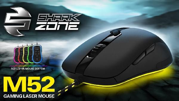 Sharkoon SHARK ZONE M52 Gaming Maus für 25€ Sharkoon SHARK ZONE M52 Gaming Maus für 25€