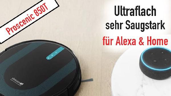 Proscenic 850T Saugroboter mit Wischfunktion, 3000Pa, Sprach- & Appsteuerung für 159,99€ (statt 180€) Proscenic 850T Saugroboter mit Wischfunktion, 3000Pa, Sprach & Appsteuerung für 159,99€ (statt 180€)