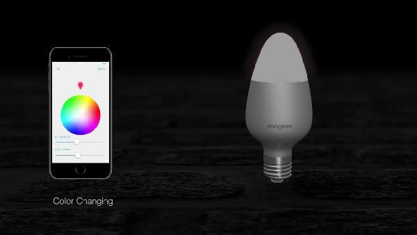 Koogeek LED RGB Glühbirne mit App-Steuerung für 20,99€ (statt 35€) Koogeek LED RGB Glühbirne mit App Steuerung für 20,99€ (statt 35€)