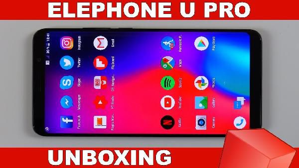 Elephone U Pro - 5,99 Zoll Curved Smartphone mit 128GB Speicher für 289,99€ - EU-Lager Elephone U Pro 5,99 Zoll Curved Smartphone mit 128GB Speicher für 289,99€ EU Lager