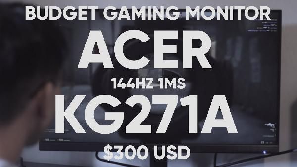 ACER KG271A - 27 Zoll Full-HD Gaming Monitor mit 144 Hz für 222€ (statt 304€) ACER KG271A 27 Zoll Full HD Gaming Monitor mit 144 Hz für 222€ (statt 304€)