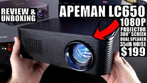 Apeman LC650 - FullHD Beamer mit 6K Lumen für 169,99€ (statt 240€) Apeman LC650 FullHD Beamer mit 6K Lumen für 169,99€ (statt 240€)
