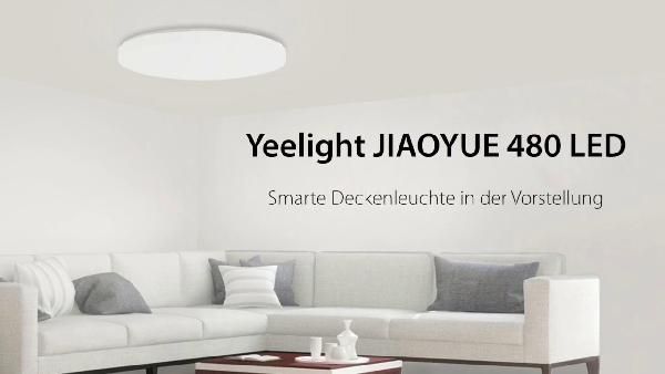 Xiaomi Yeelight Jiaoyue 480 - dimmbare LED-Deckenleuchte mit Appsteuerung für 74,54€ - aus EU Xiaomi Yeelight Jiaoyue 480 dimmbare LED Deckenleuchte mit Appsteuerung für 74,54€ aus EU