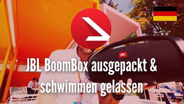 JBL Boombox - Wasserdichter großer Bluetooth-Lautsprecher (20.000 mAh Akku) für 279€ (statt 315€) JBL Boombox Wasserdichter großer Bluetooth Lautsprecher (20.000 mAh Akku) für 279€ (statt 315€)