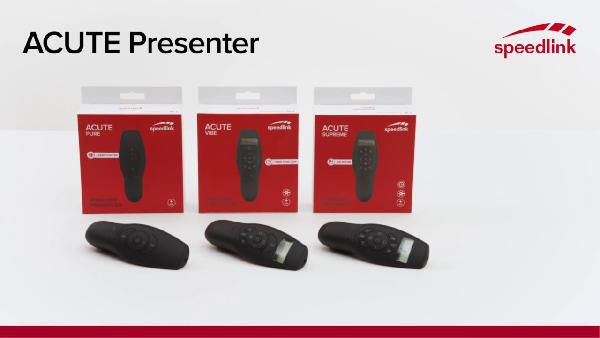 SPEEDLINK SL-600400-BK ACUTE PURE Presenter für 9,99€ (statt 18€) SPEEDLINK SL 600400 BK ACUTE PURE Presenter für 9,99€ (statt 18€)