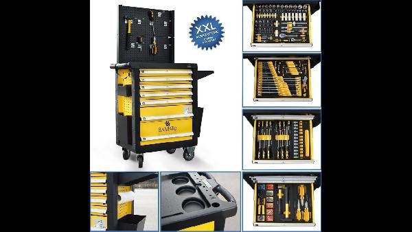 BAMATO WORK-550 XXL Werkstattwagen inkl. Werkzeug für 386,10€ (statt 475€) BAMATO WORK 550 XXL Werkstattwagen inkl. Werkzeug für 386,10€ (statt 475€)