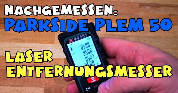 PARKSIDE PLEM 50 C3 Laser Entfernungsmesser ab 19,99€ (statt 37€)