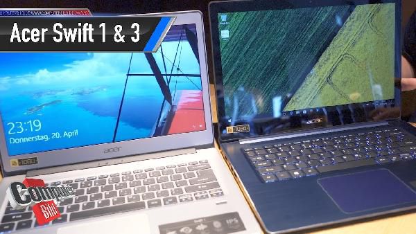 ACER Swift 1 - 13.3 Zoll Notebook mit Intel N4200, 4GB RAM 64GB eMMC für 349€ ACER Swift 1 13.3 Zoll Notebook mit Intel N4200, 4GB RAM 64GB eMMC für 349€