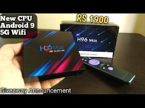 H96 Max RK 3318 TV Box mit 16GB, 4K & Android 9 für 28,86€ - aus DE H96 Max RK 3318 TV Box mit 16GB, 4K & Android 9 für 28,86€ aus DE