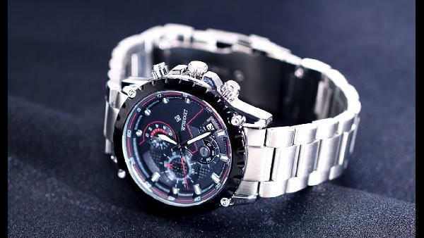 WISHDOIT Chronograph aus Edelstahl für 19,78€ (statt 33€) WISHDOIT Chronograph aus Edelstahl für 19,78€ (statt 33€)