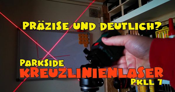 Parkside PKLL 7 E4 Kreuzlinienlaser mit Klemme für 15,94€ (statt 33€)