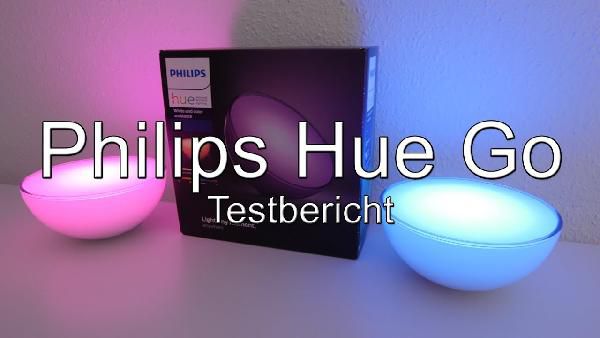 2x Philips Hue Go (ohne Bluetooth) tragbares kabelloses Philips Hue Go LED Leuchte, tragbares, kabelloses Licht