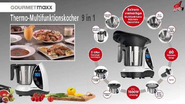 GOURMETmaxx Thermo-Multikocher 9in1 für 99,99€ (statt 154€) - B-Ware GOURMETmaxx Thermo Multikocher 9in1 für 99,99€ (statt 154€) B Ware