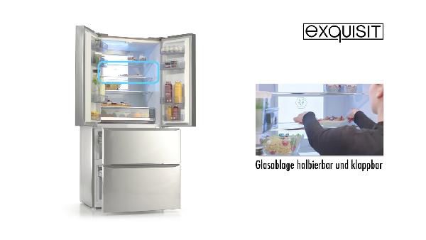 Exquisit French Door Side By Side Kuhlgefrierkombination Kc