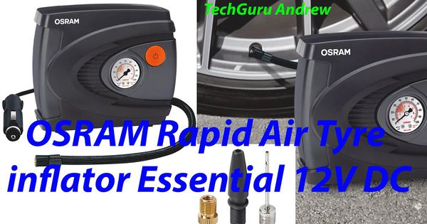 Osram RapidAIR essential Kompressor mit 3 Adaptern für 18,94€ (statt 26€) | Innenausstattung